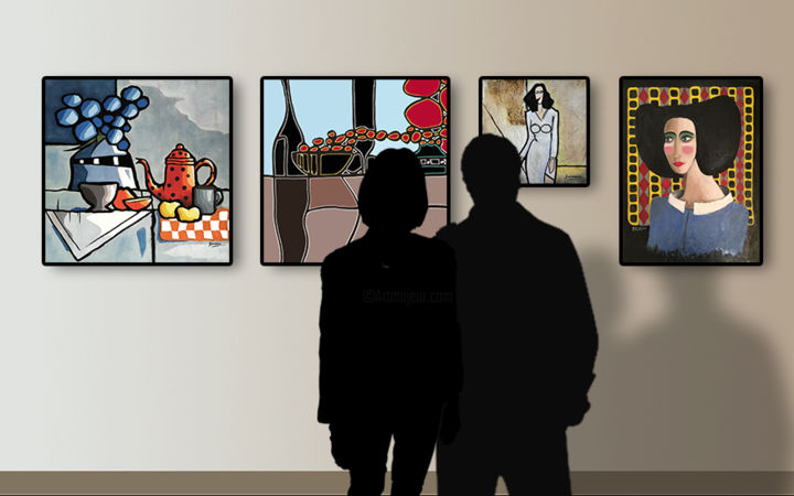 Arte digitale intitolato "galerie-rene-barran…" da René Barranco, Opera d'arte originale