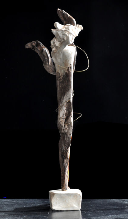 Sculpture intitulée "Melahël" par René Barranco, Œuvre d'art originale, Argile
