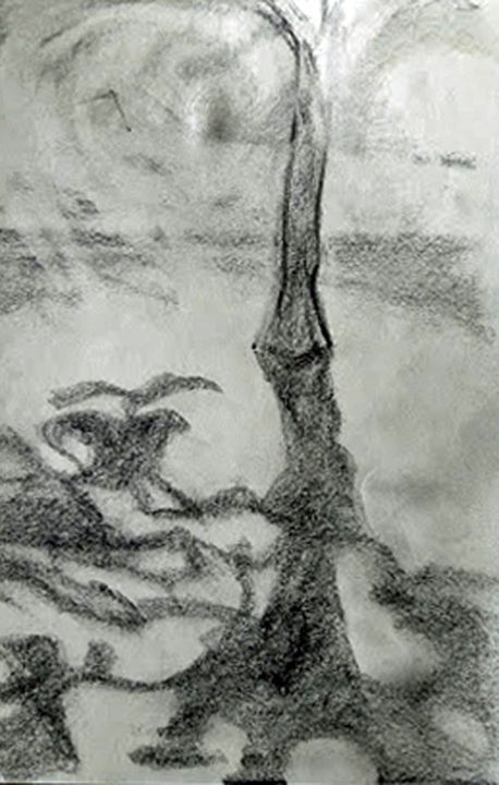 Sous Bois X Drawing By Barrie Walker Artmajeur
