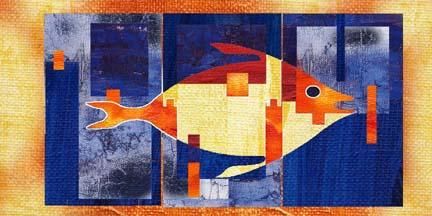 Arts numériques intitulée "Poisson Multicolore" par Manuel Barroso, Œuvre d'art originale