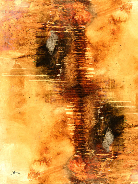 Digital Arts titled "Reflection of My Fa…" by Barry Farley Visual Arts, Original Artwork, Digital Painting