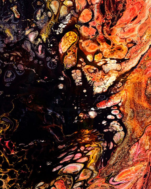 Arte digital titulada "Reproductive Malfor…" por Barry Farley Visual Arts, Obra de arte original, Pintura Digital Montado en…