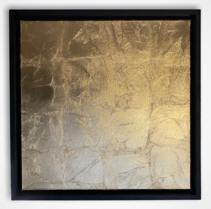 Peinture intitulée ""Aurum 50" 22Kt Gol…" par Bart Stillekens, Œuvre d'art originale, Bronze