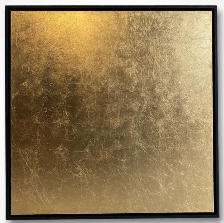 Peinture intitulée ""Aurum 100" 22Kt Go…" par Bart Stillekens, Œuvre d'art originale, Laque