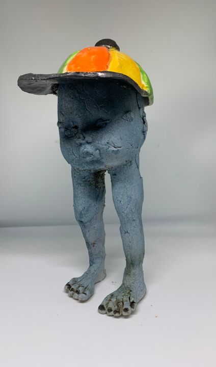Sculpture titled "(Looking in to) The…" by Bart Van Den Steen, Original Artwork, Clay