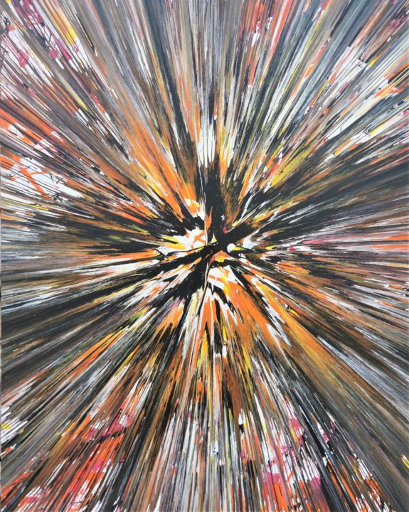 Malarstwo zatytułowany „Phoenix” autorstwa Barteu, Oryginalna praca, Akryl