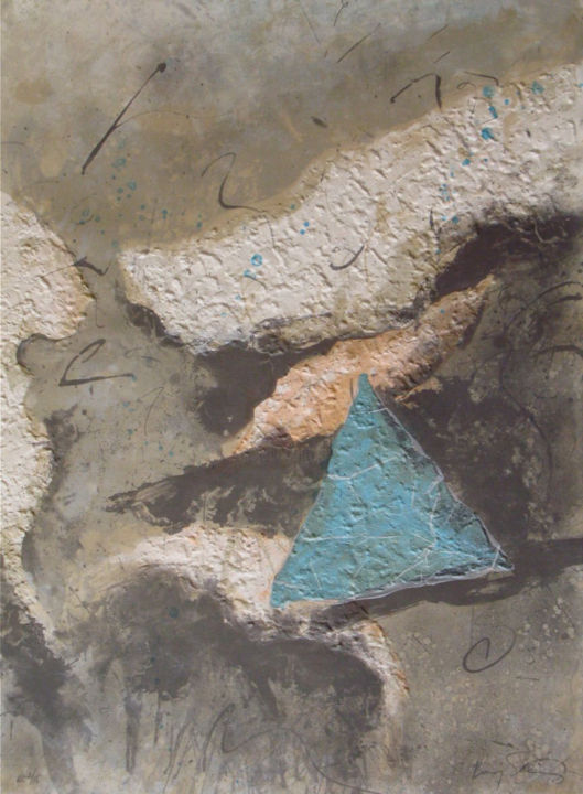 Incisioni, stampe intitolato "Delta II - etching…" da Baruj Salinas, Opera d'arte originale, Acquaforte