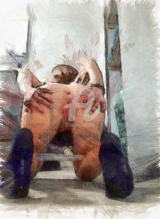 Digitale Kunst mit dem Titel "assssssspencil.jpg" von Basilo Enesto, Original-Kunstwerk