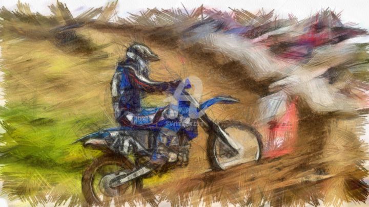 Motocross-Pencil.jpg, Desenho por Basilo Enesto