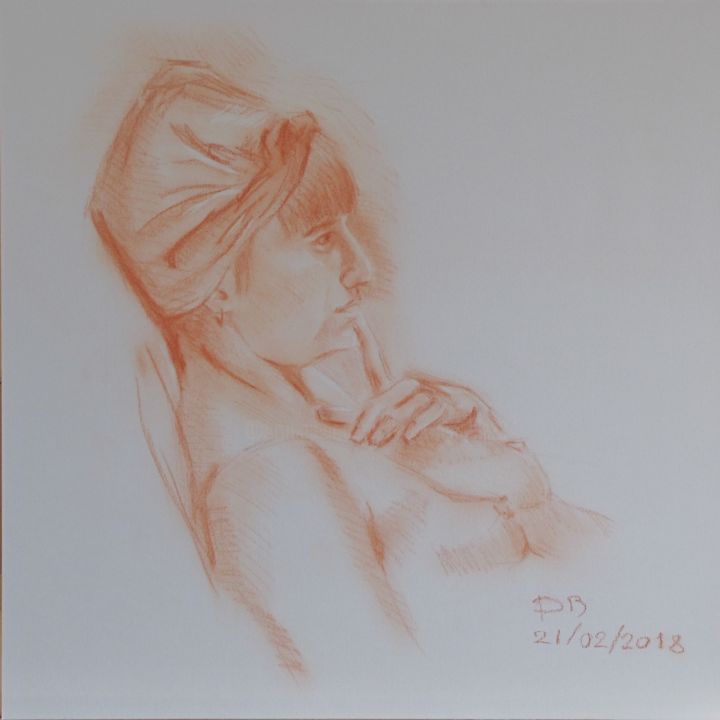 Drawing titled "DISEGNO 003" by Daniele Bassi, Original Artwork, Other