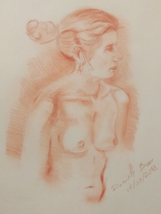 Drawing titled "DISEGNO 005" by Daniele Bassi, Original Artwork, Chalk