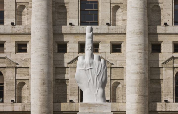 Masterpieces explained: Maurizio Cattelan's Middle Finger