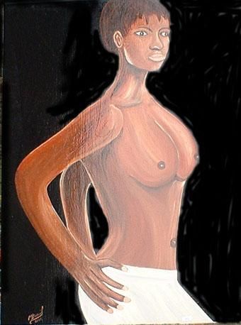 Painting titled "irene 2" by Michel Breuil, Original Artwork