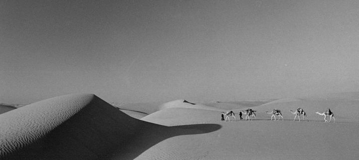 Photographie intitulée "caravane" par Baudouin De Rochebrune, Œuvre d'art originale