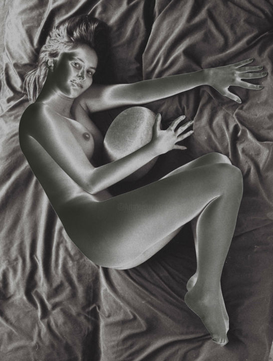 Photographie intitulée "curve" par Baudouin De Rochebrune, Œuvre d'art originale, Photographie manipulée