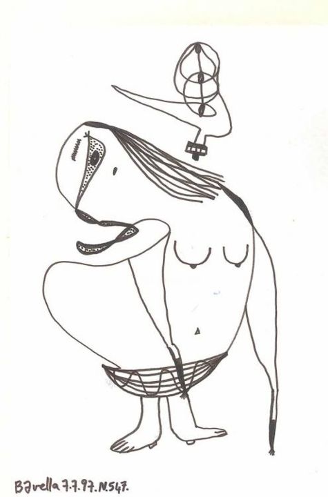 Drawing titled "da_547_bavella.jpg" by Laurent Bavella, Original Artwork