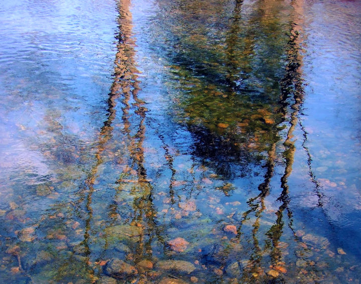 Fotografia intitolato "Swift River Belcher…" da Bavosi Photoart, Opera d'arte originale, Fotografia digitale