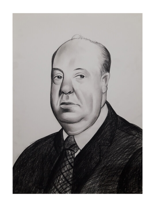 Painting titled "portraiture of a Gr…" by Balucharan Us, Original Artwork, Graphite