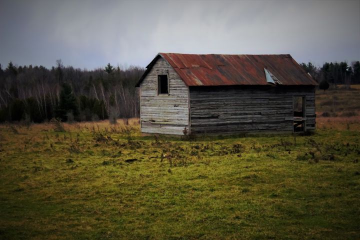Photography titled "The Old Sheep Shed" by Nathan Bickel, Original Artwork, Digital Photography