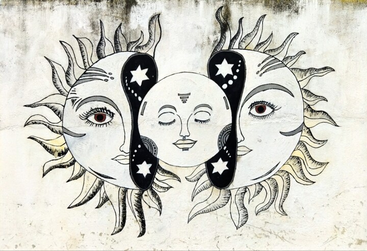 Fotografia intitolato "Sri Lanka Cosmic Mi…" da Benoit Van Canneyt, Opera d'arte originale, Fotografia digitale