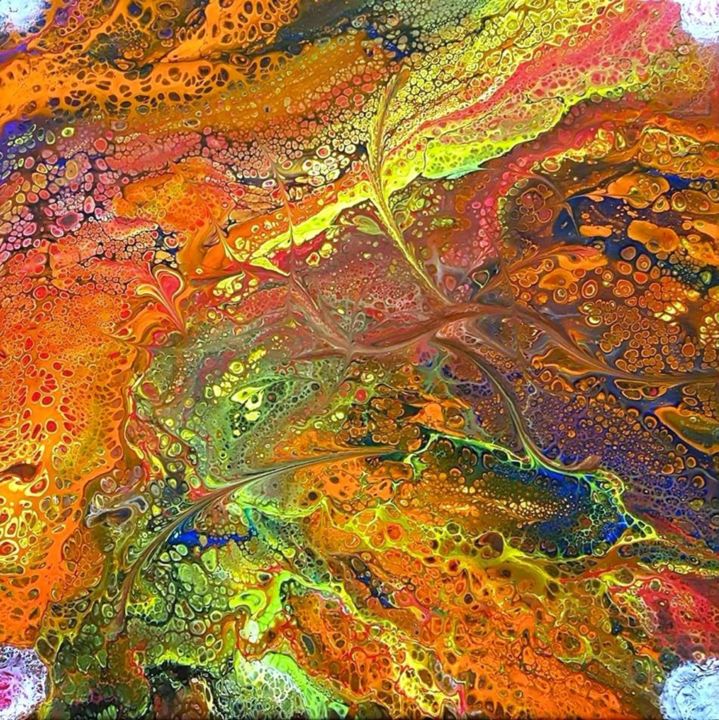 LA TERRE DANS 50 ANS peinture acrylique Peinture par Beata Dautrey |  Artmajeur