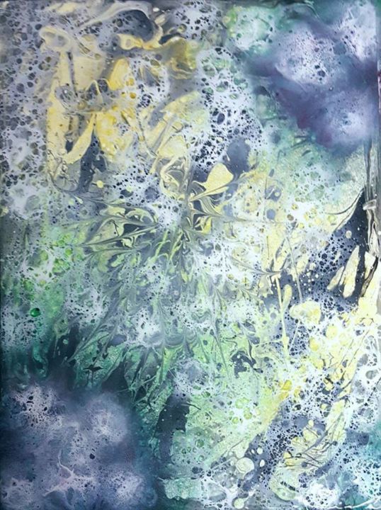 Painting titled "MISTER art abstrait…" by Beata Dautrey, Original Artwork, Acrylic