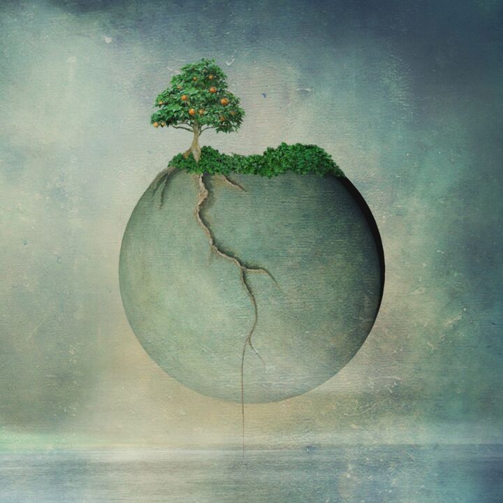 Photographie intitulée "Our Time in Eden" par Beata Bieniak, Œuvre d'art originale, Photographie numérique