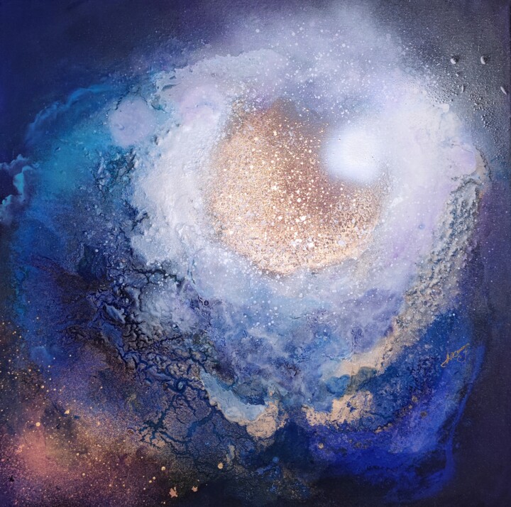 Pintura titulada "Universe" por Beata Wiśniewska-Kowalewska, Obra de arte original, Acrílico