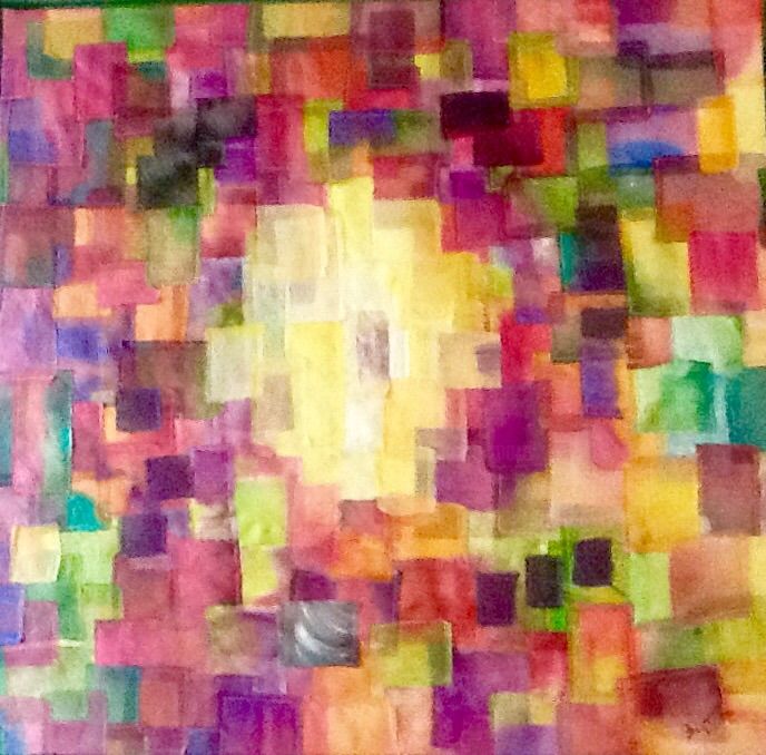 Art textile intitulée "RENOUVEAU" par Béatrice Marty, Œuvre d'art originale,