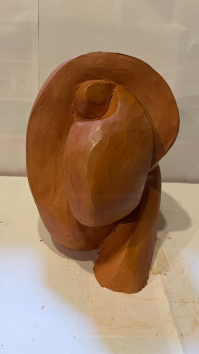 Sculpture intitulée "Grande oreille" par Terredediane, Œuvre d'art originale, Argile