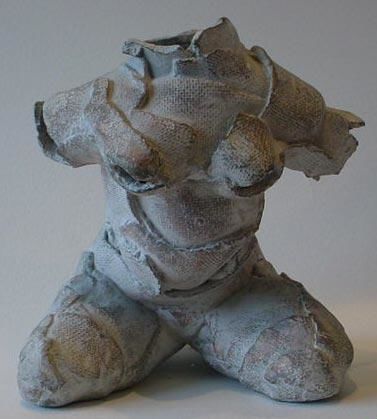 Sculpture titled "Buste" by Béatrice De Greef, Original Artwork, Bronze