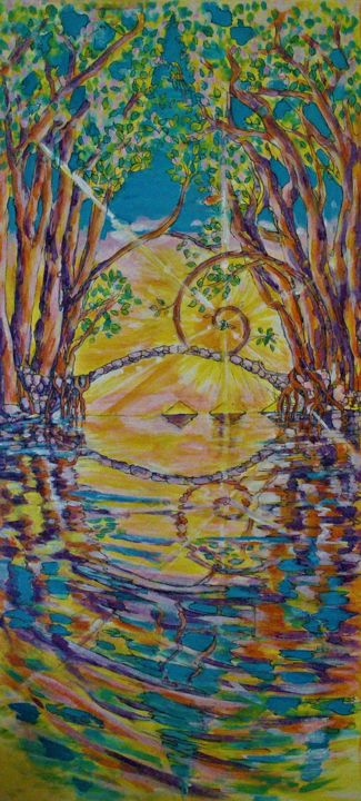 Peinture intitulée "phi 2" par Béatrix Meier, Œuvre d'art originale, Acrylique Monté sur Châssis