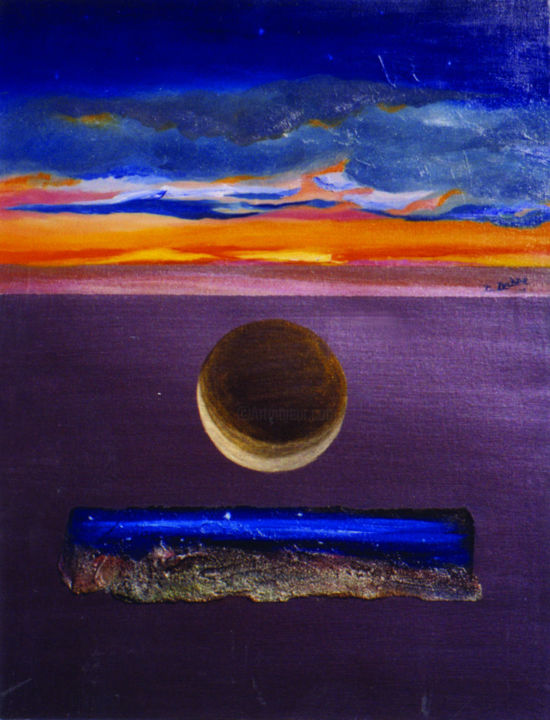 Pintura titulada "LOS MISTERIOS DEL A…" por Beatrice Zucaro, Obra de arte original, Acrílico Montado en Bastidor standard