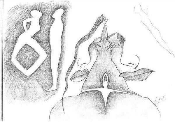 Drawing titled "sexual desire" by Dharti Singh, Original Artwork