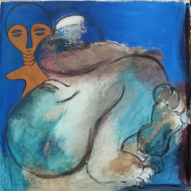 Pintura titulada "Ashanti" por Bebu, Obra de arte original, Oleo