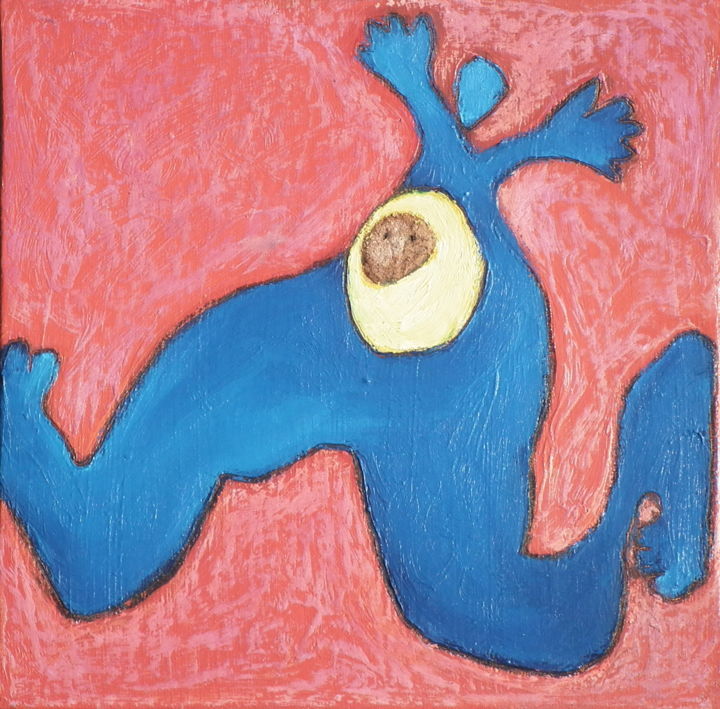 Peinture intitulée "Doux rêveurs II" par Bebu, Œuvre d'art originale