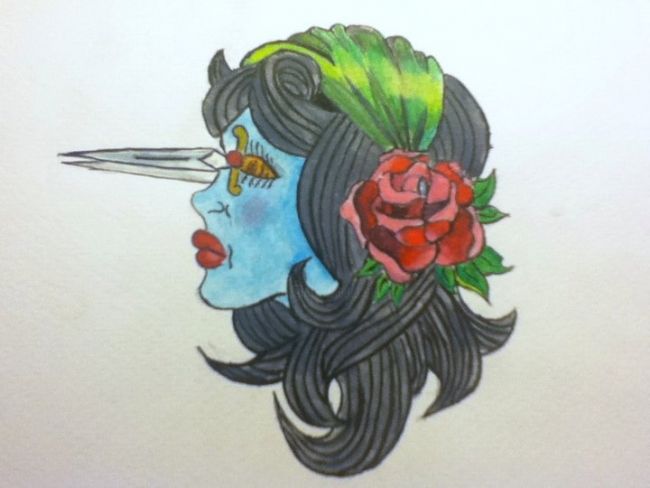 Painting titled "First Lady" by Becca, Original Art,