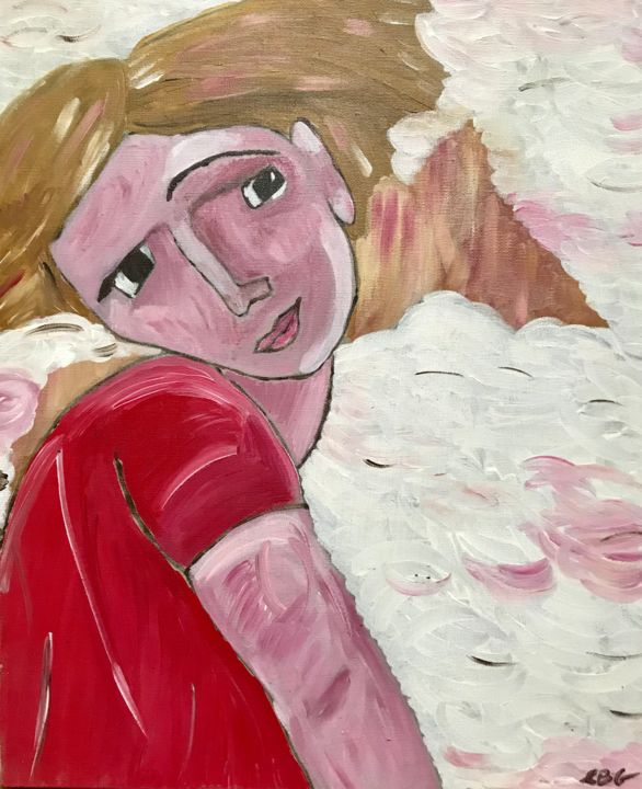 Peinture intitulée "Regard sur la femme…" par Clara Becq, Œuvre d'art originale, Acrylique