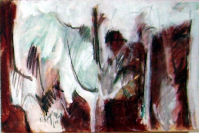 "landscape" başlıklı Tablo Bedri Karayağmurlar tarafından, Orijinal sanat