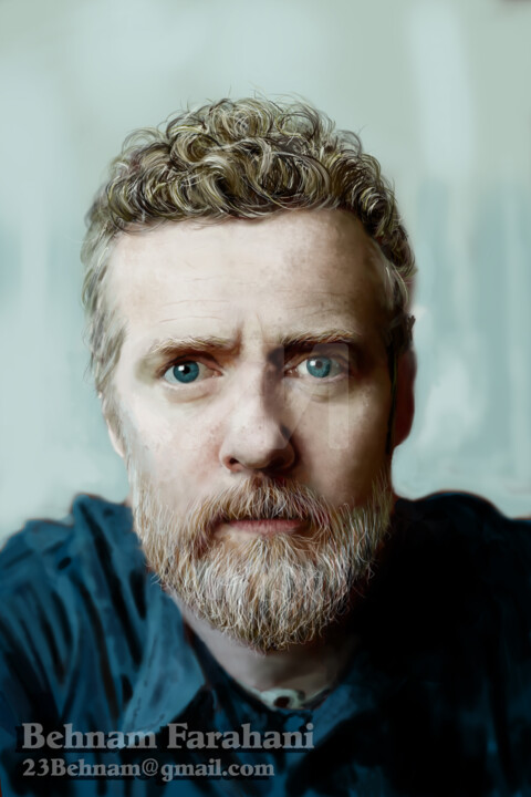 Digital Arts titled "Glen hansard.jpg" by Behnam Farahani, Original Art,