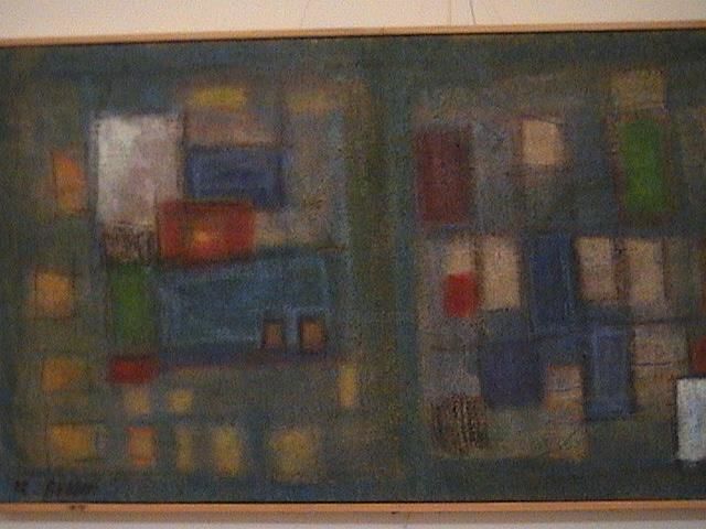 Painting titled "composition" by Mohammed Bekhti, Original Artwork