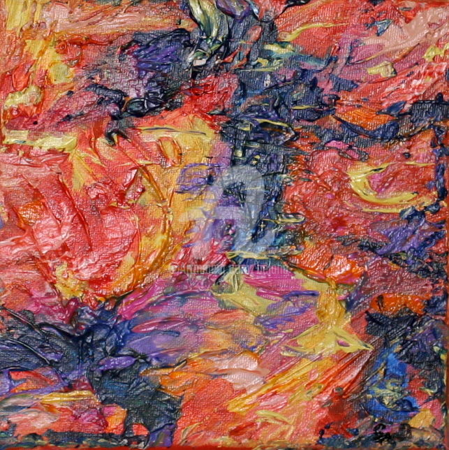 Peinture intitulée "Exotic dream  #arti…" par Svetlana Belenkin, Œuvre d'art originale, Acrylique Monté sur Châssis en bois