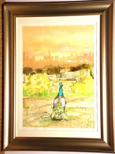 Peinture intitulée "My City by Belinda…" par Belle, Œuvre d'art originale