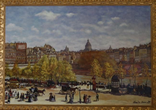 Pittura intitolato "Il Quai du Louvre" da Bellacopiadarte, Opera d'arte originale