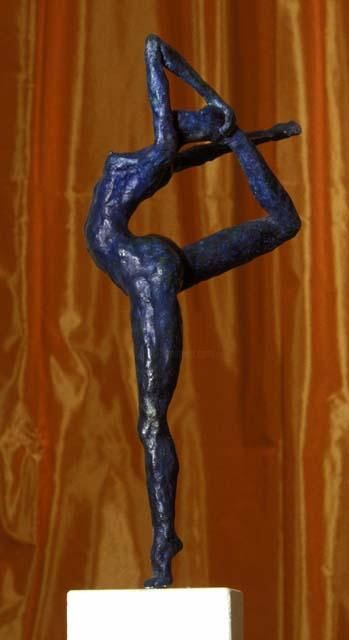 「Arabesque 1」というタイトルの彫刻 Chantal Bellamyによって, オリジナルのアートワーク, 金属