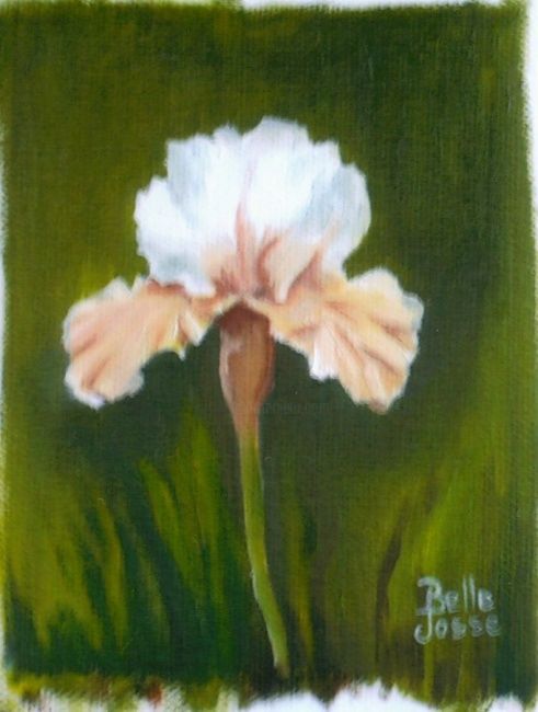 Painting titled "Iris" by Danielle Belle Josse, Original Artwork