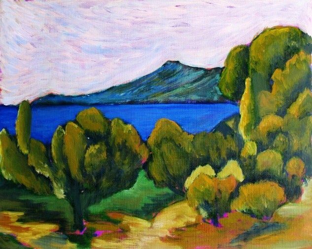 Painting titled "Mediterraneo" by Jean-Luc Bellini, Original Artwork