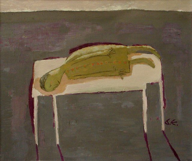 Painting titled "The eternal rest" by Elena Belyakova, Original Artwork