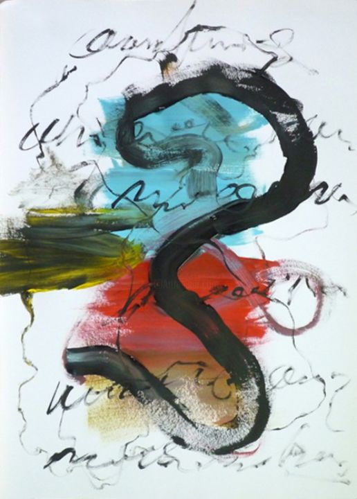 Pintura intitulada "Untitled #10" por Ben & Sherman, Obras de arte originais, Óleo