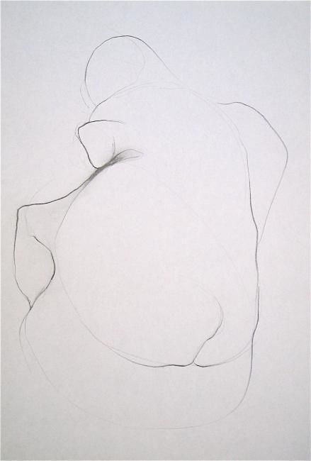 Картина под названием "Nude 3" - Ben George, Подлинное произведение искусства